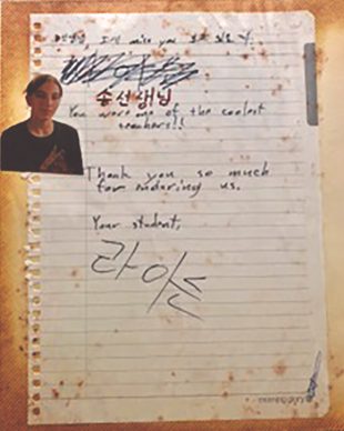 Best Korean language teacher ms Song