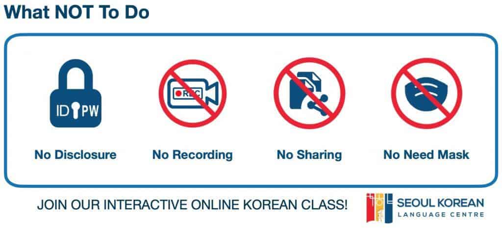 what not to do in zoom online class