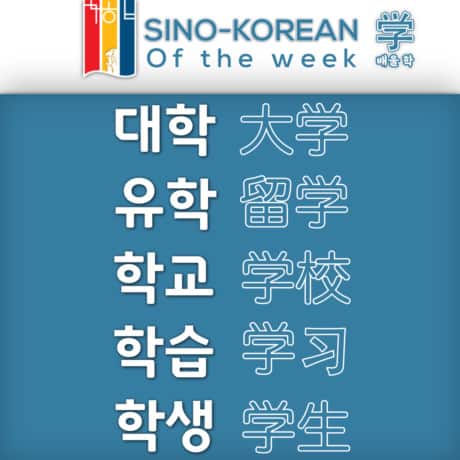 Korean words related to learning